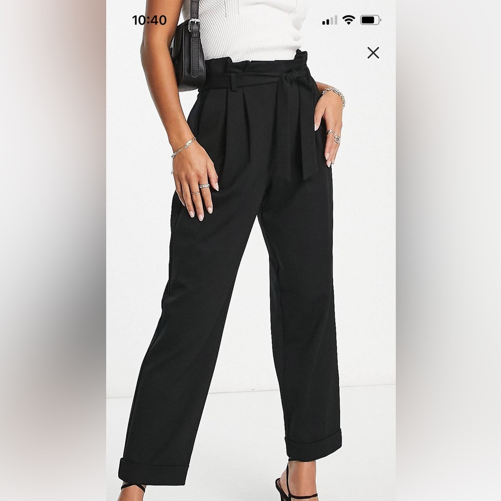 Petite Paperbag Pants